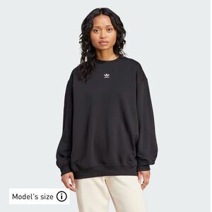adidas Originals Women's Essentials
Fleece Long Oversized Crew Sweatshirt